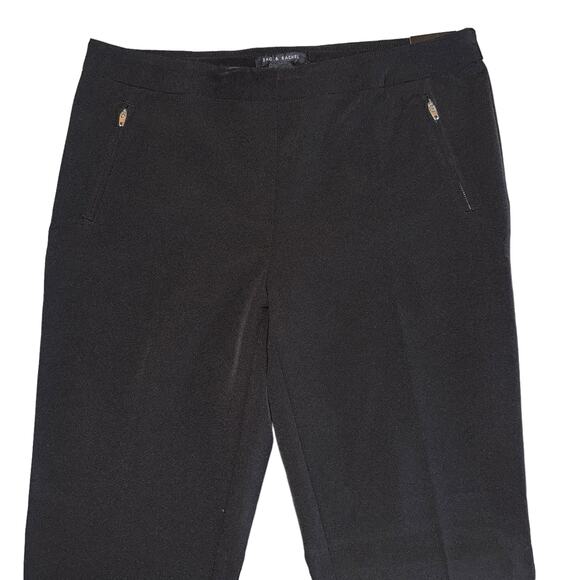 NWT Zac & Rachel Pull-on Black Dress Pant Sz 12 - Picture 2 of 6